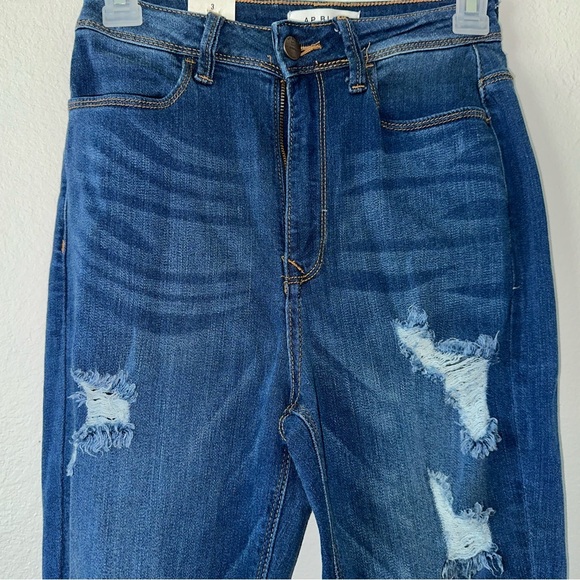 AP Blue Aphrodite Skinny Distressed Jeans size 3 NWT - Picture 6 of 10